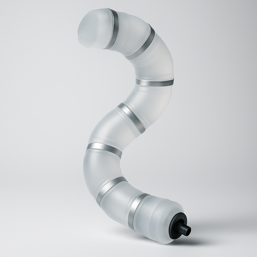 The Twisted Helical Tendons in Soft Continuum Robots